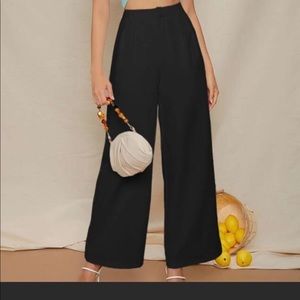 3/$25!!  NEW Black High Waisted Wide Leg Trousers pant, office wear